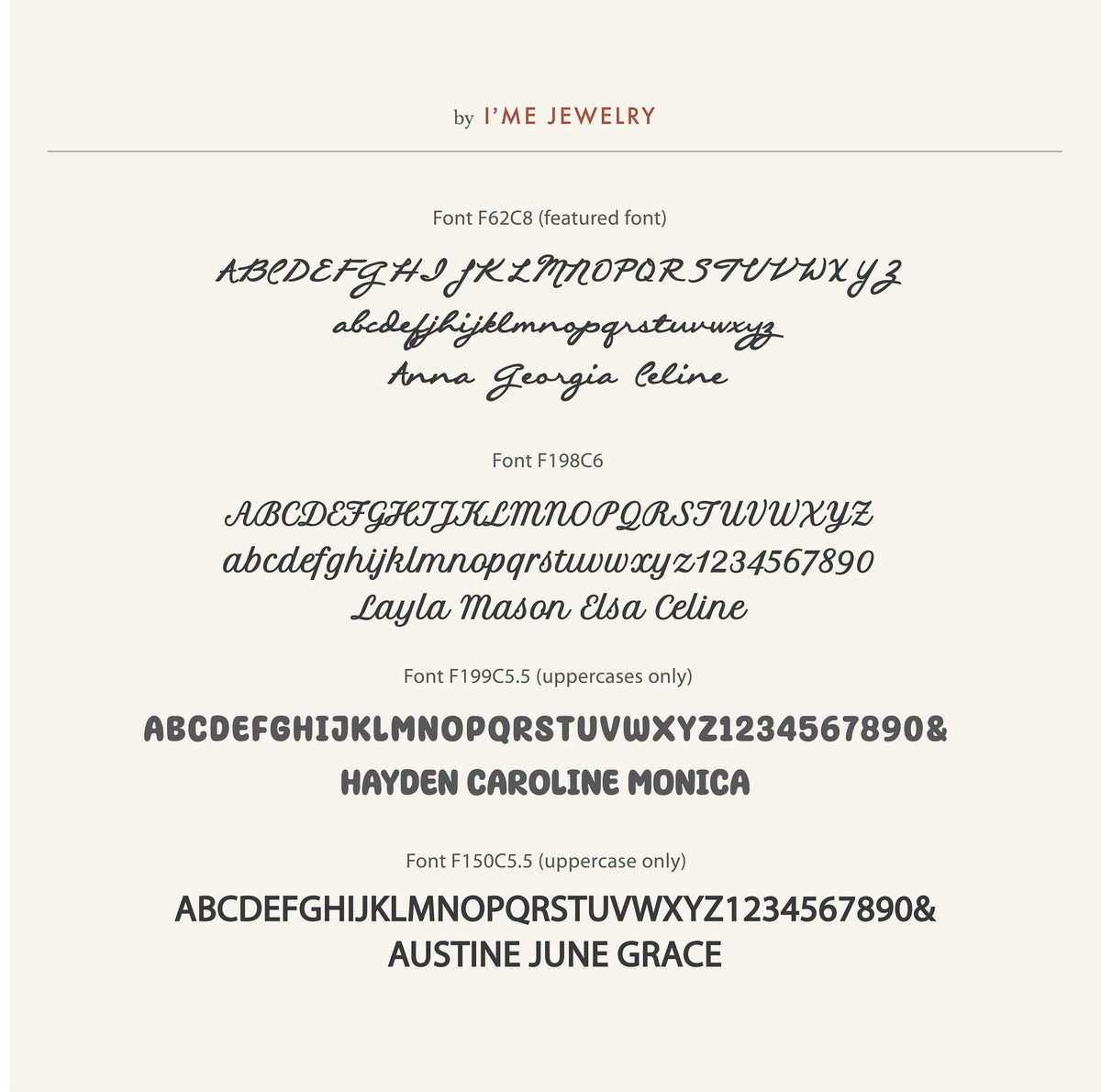 Box Chain Name Necklace