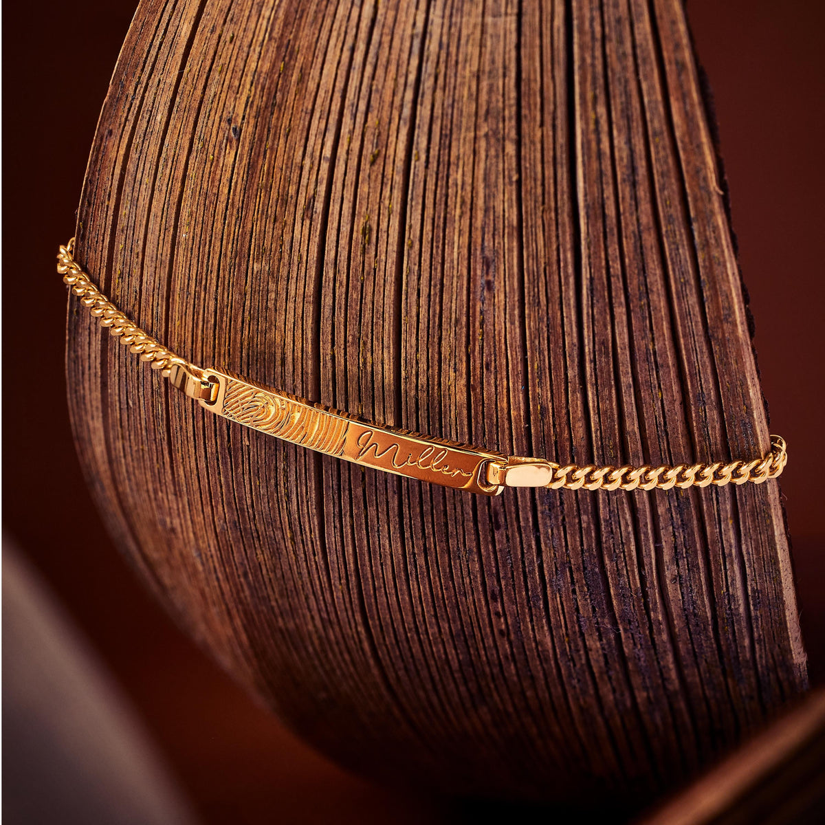 Custom Engraved Bar Bracelet