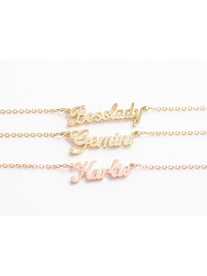 Custom Multiple Name Necklace