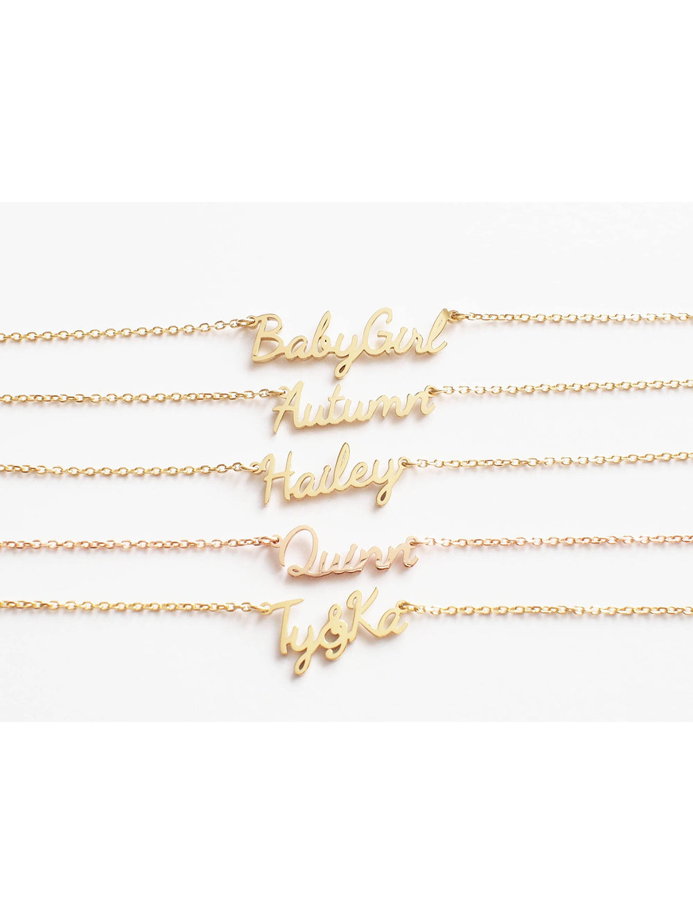 Custom Multiple Name Necklace
