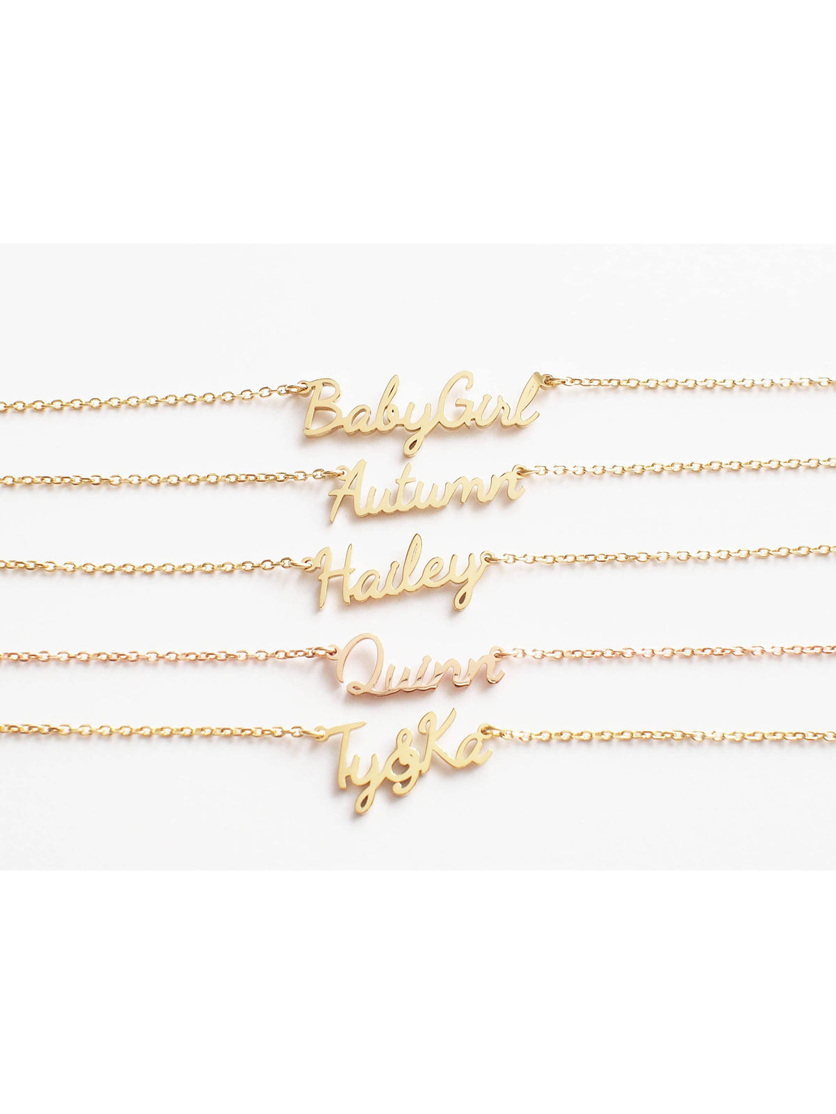 Custom Multiple Name Necklace