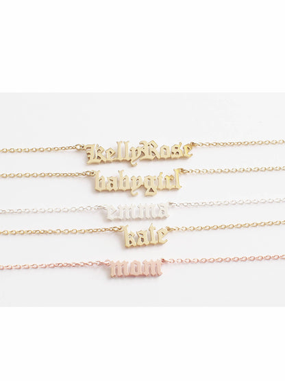 Custom Multiple Name Necklace