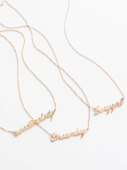 Custom Multiple Name Necklace
