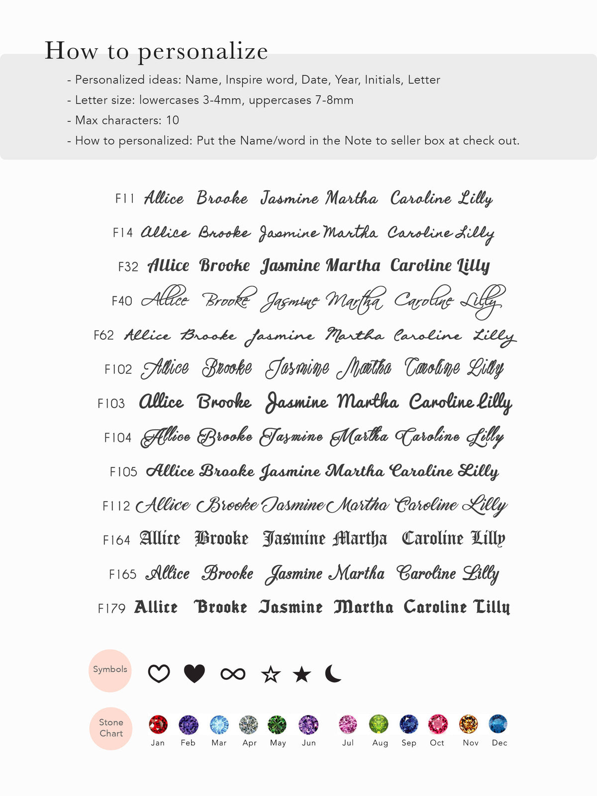 Custom Multiple Name Necklace