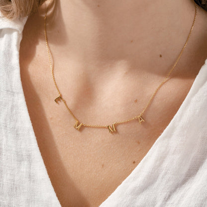 Personalized Name Necklace for Mom