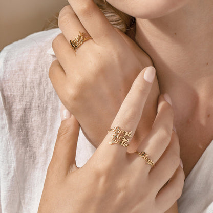 Personalized Name Ring