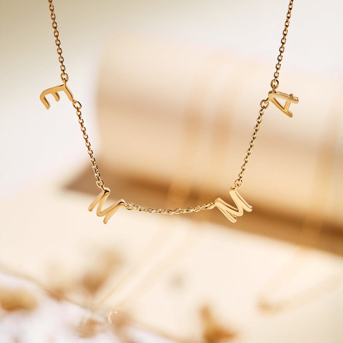 Personalized Name Necklace for Mom