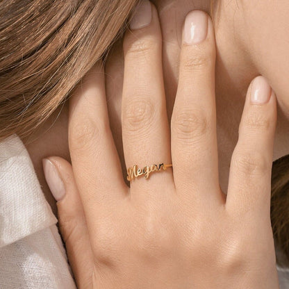 Personalized Name Ring
