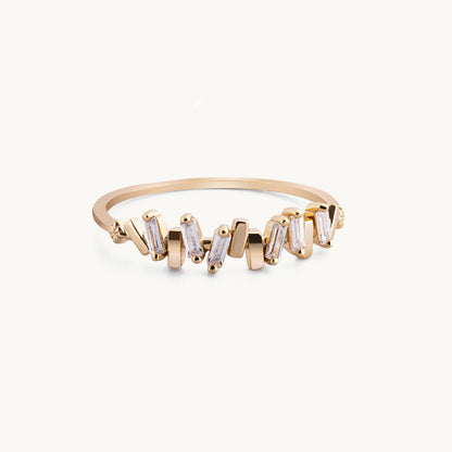 Unique Zig Zag Stacking Ring