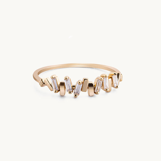Unique Zig Zag Stacking Ring