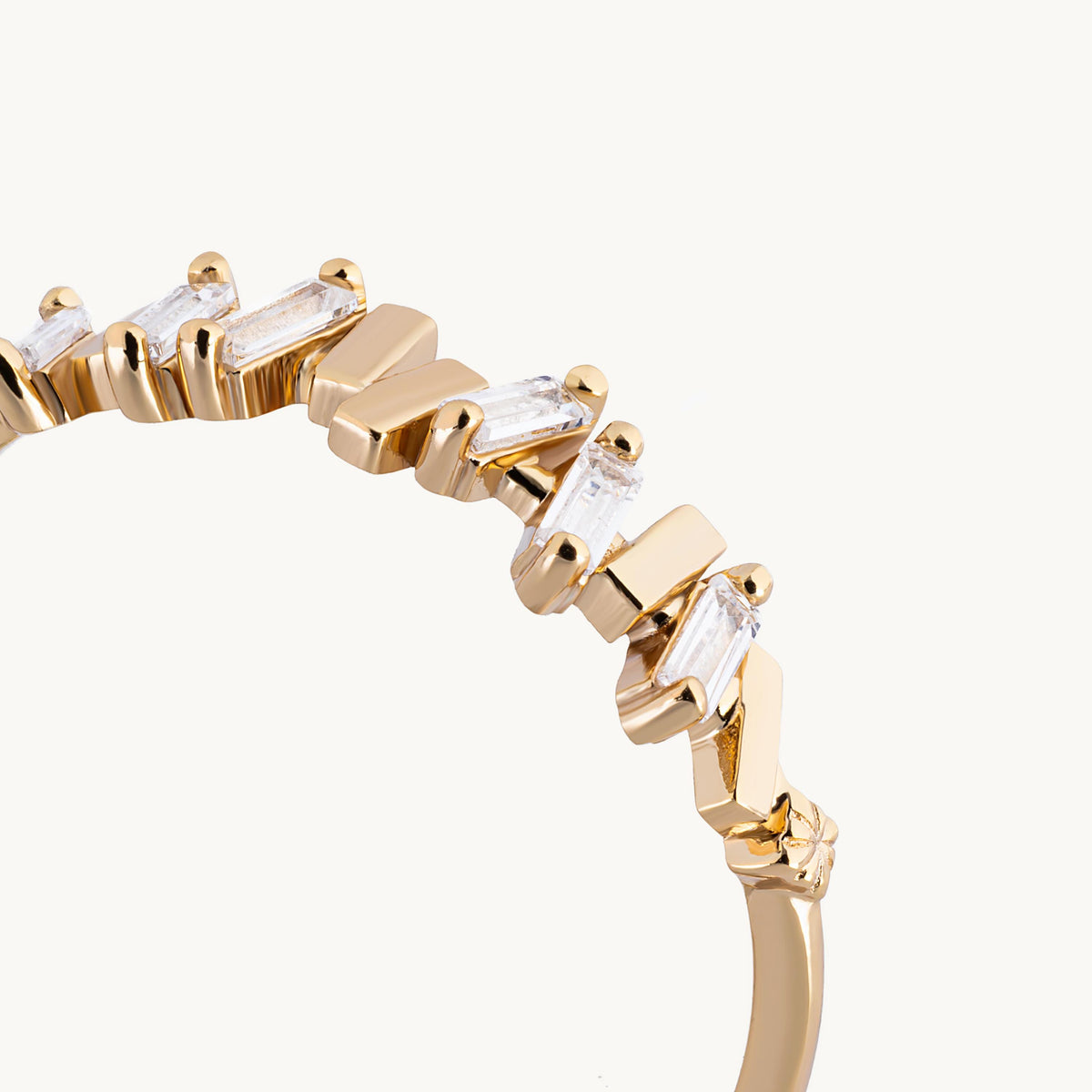 Unique Zig Zag Stacking Ring