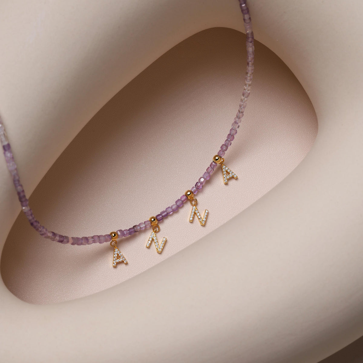 Natural Amethyst Stone Necklace