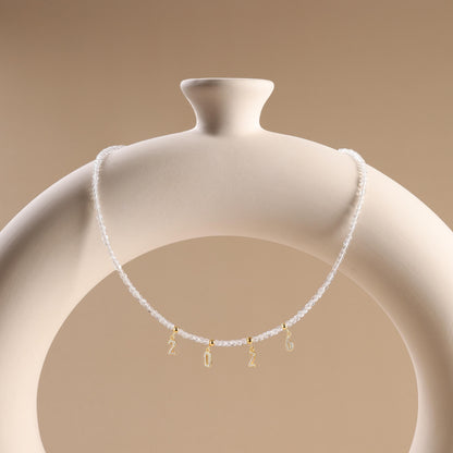 Custom Name Clear Crystal Necklace