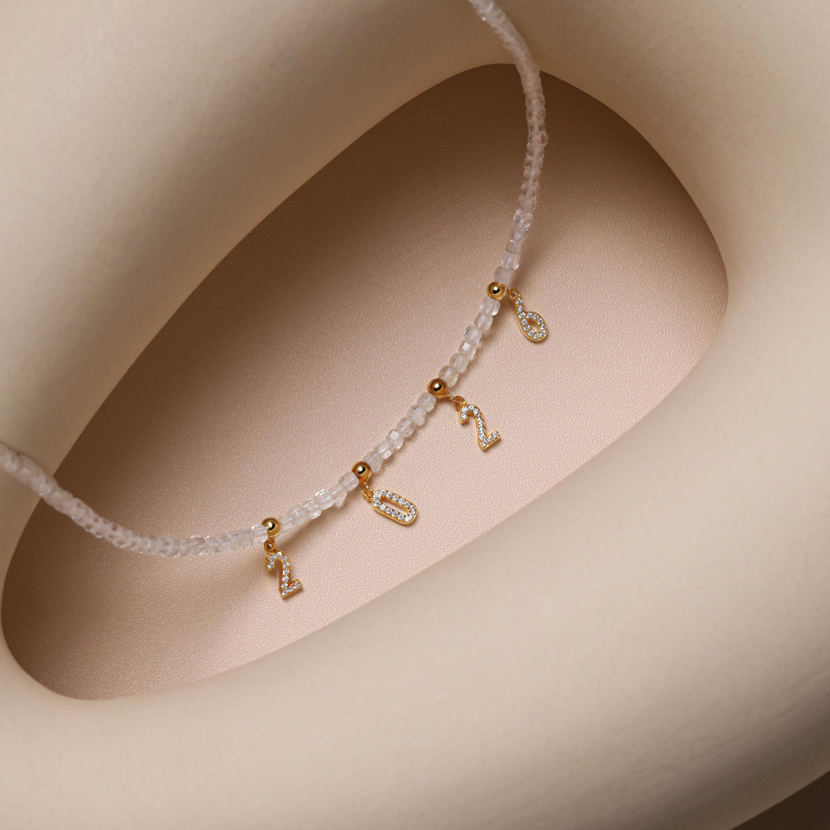 Custom Name Clear Crystal Necklace