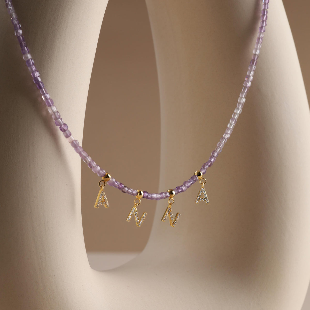 Natural Amethyst Stone Necklace
