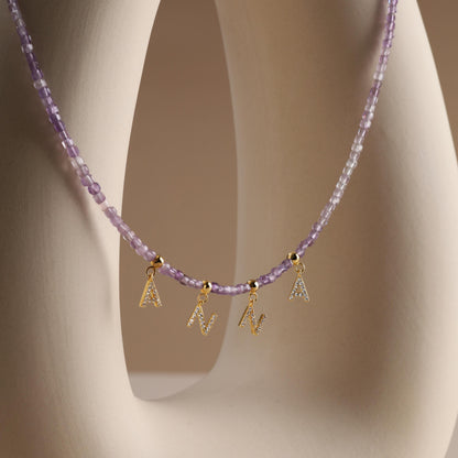 Natural Amethyst Stone Necklace