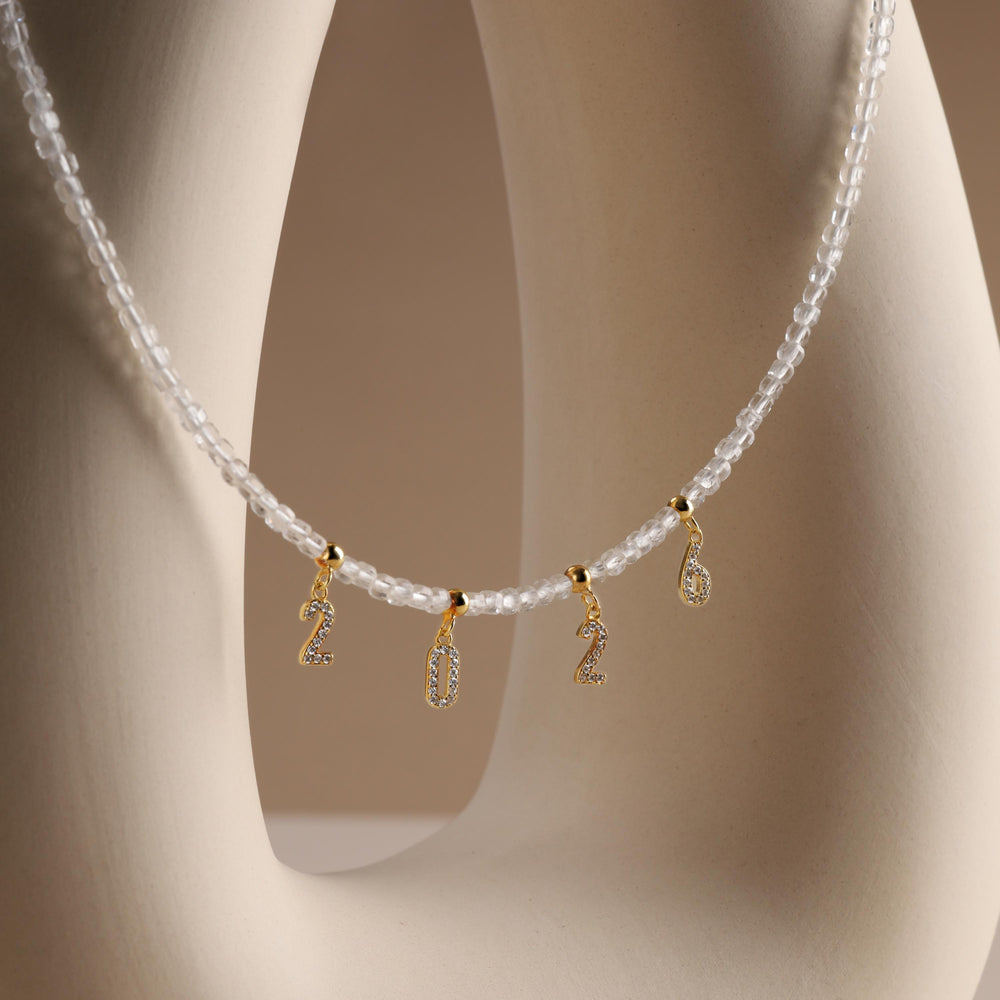 Custom Name Clear Crystal Necklace