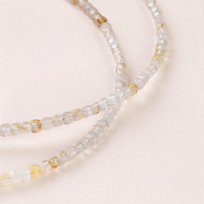 Dainty Rutilated Quartz Choker
