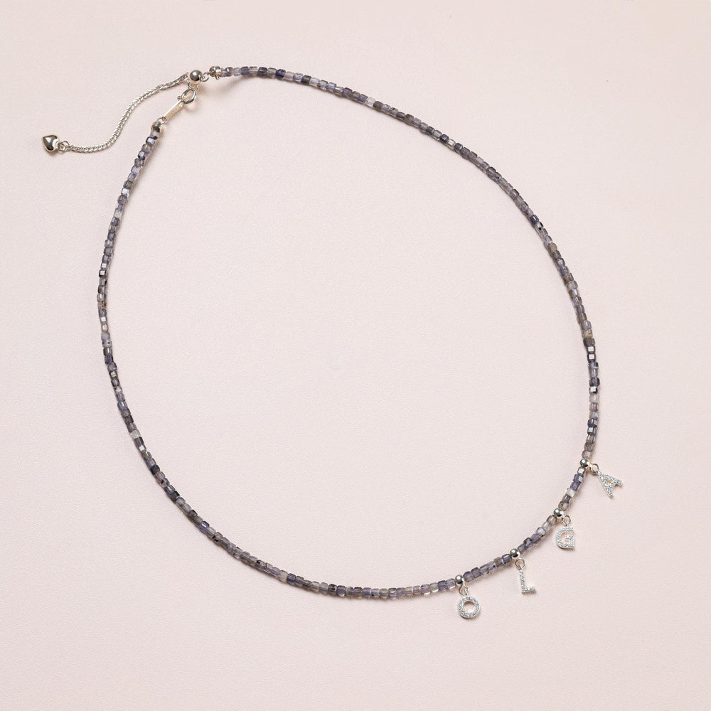 Vintage Style September Birthstone Necklace