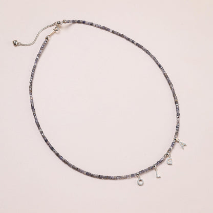 Vintage Style September Birthstone Necklace