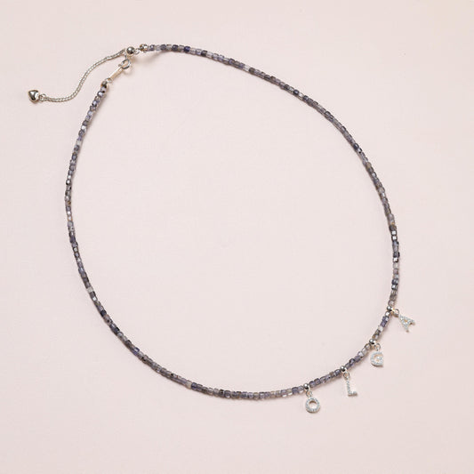 Vintage Style September Birthstone Necklace