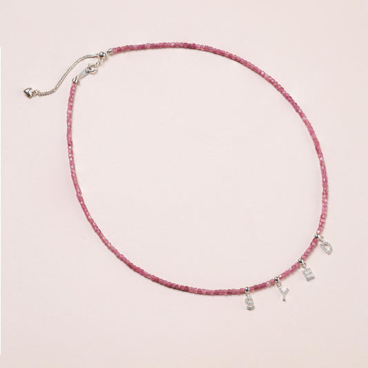 Self-Love Pink Tourmaline Choker