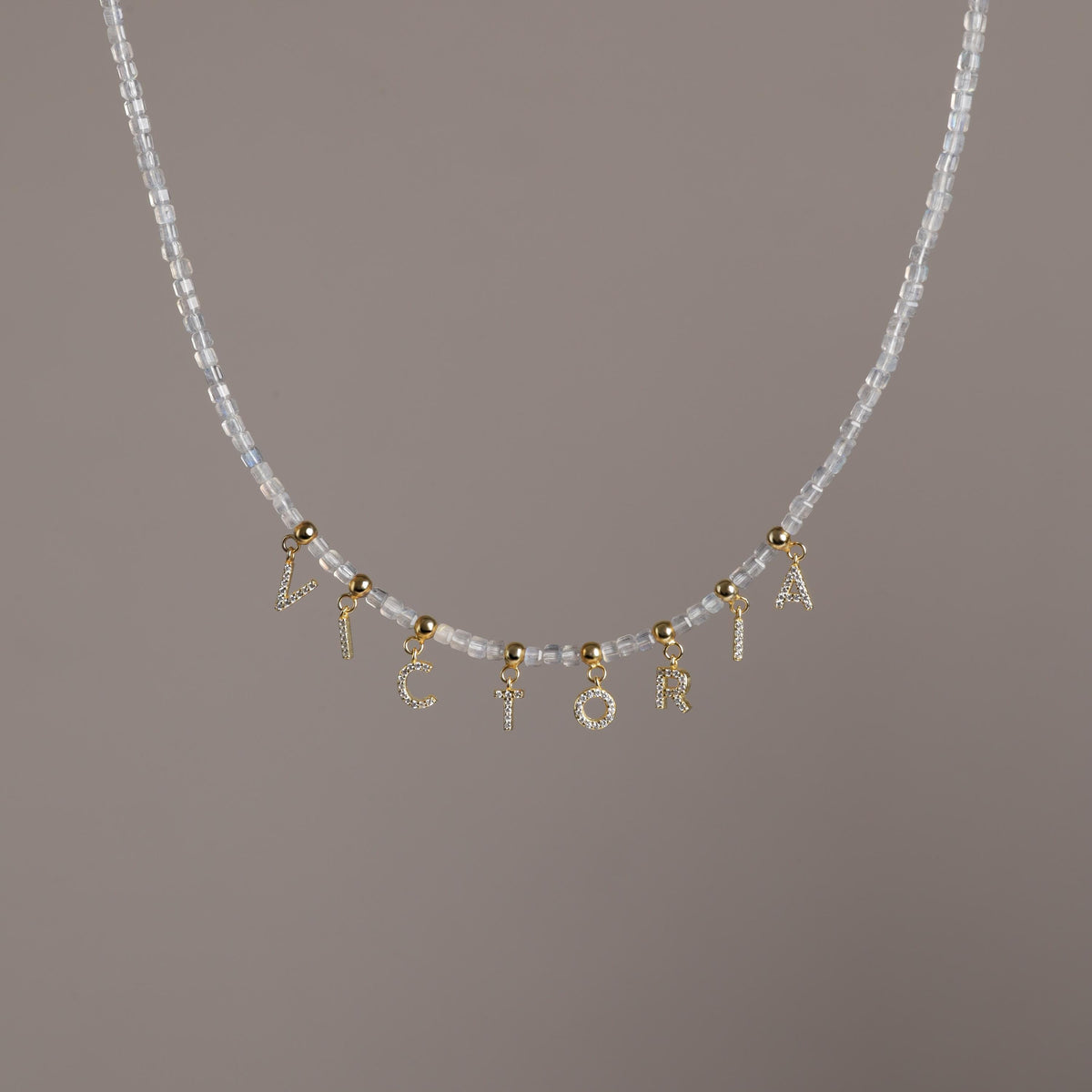 Flash Stone Personalized Necklace