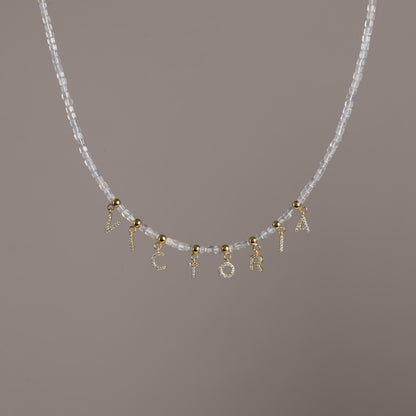 Flash Stone Personalized Necklace