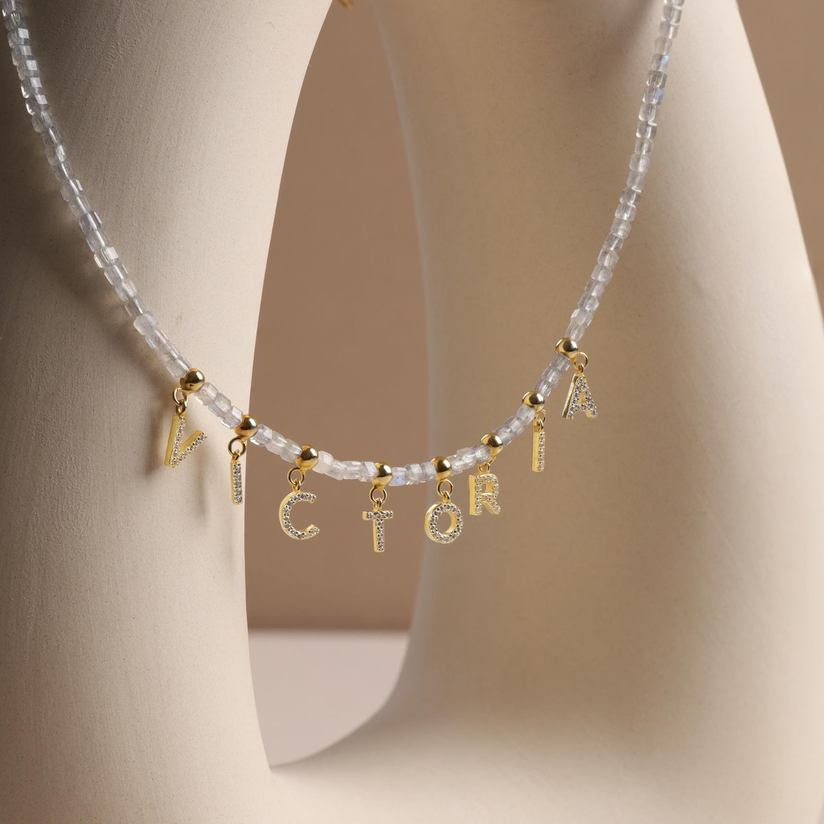 Flash Stone Personalized Necklace