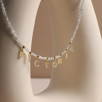 Flash Stone Personalized Necklace