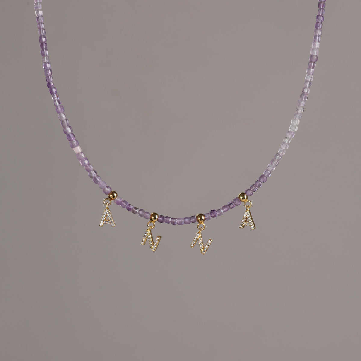 Natural Amethyst Stone Necklace