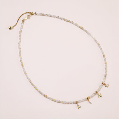 Dainty Rutilated Quartz Choker