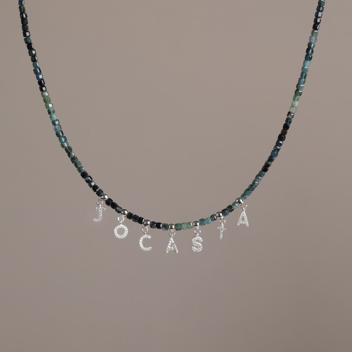Gradient Blue Tourmaline Necklace