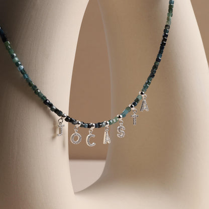 Gradient Blue Tourmaline Necklace