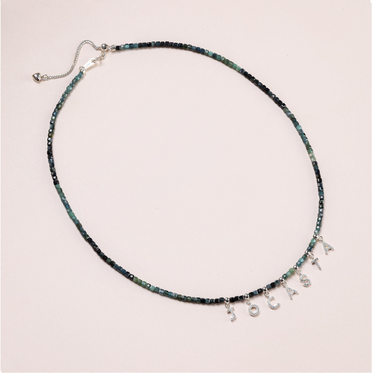 Gradient Blue Tourmaline Necklace