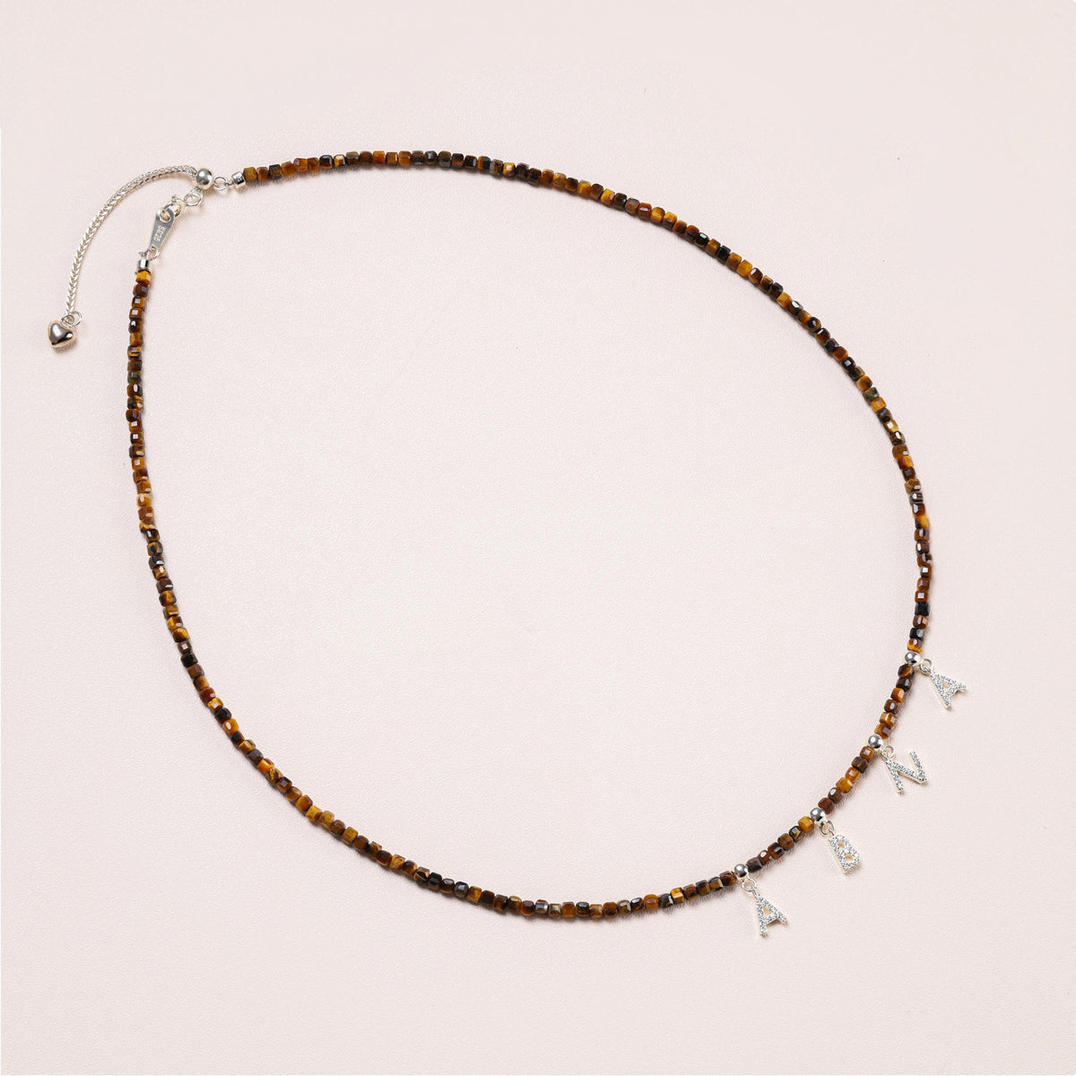 Personalized Tiger Eye Necklace