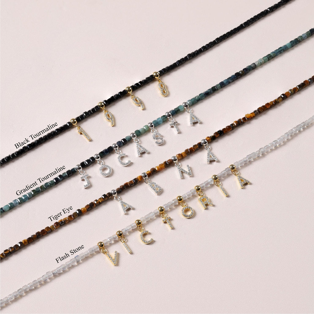 Gradient Blue Tourmaline Necklace