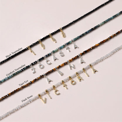 Gradient Blue Tourmaline Necklace