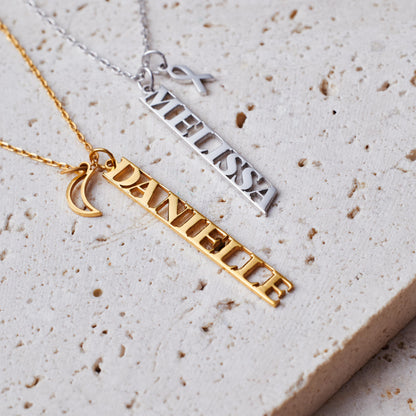 Mom Necklace with Kids Names