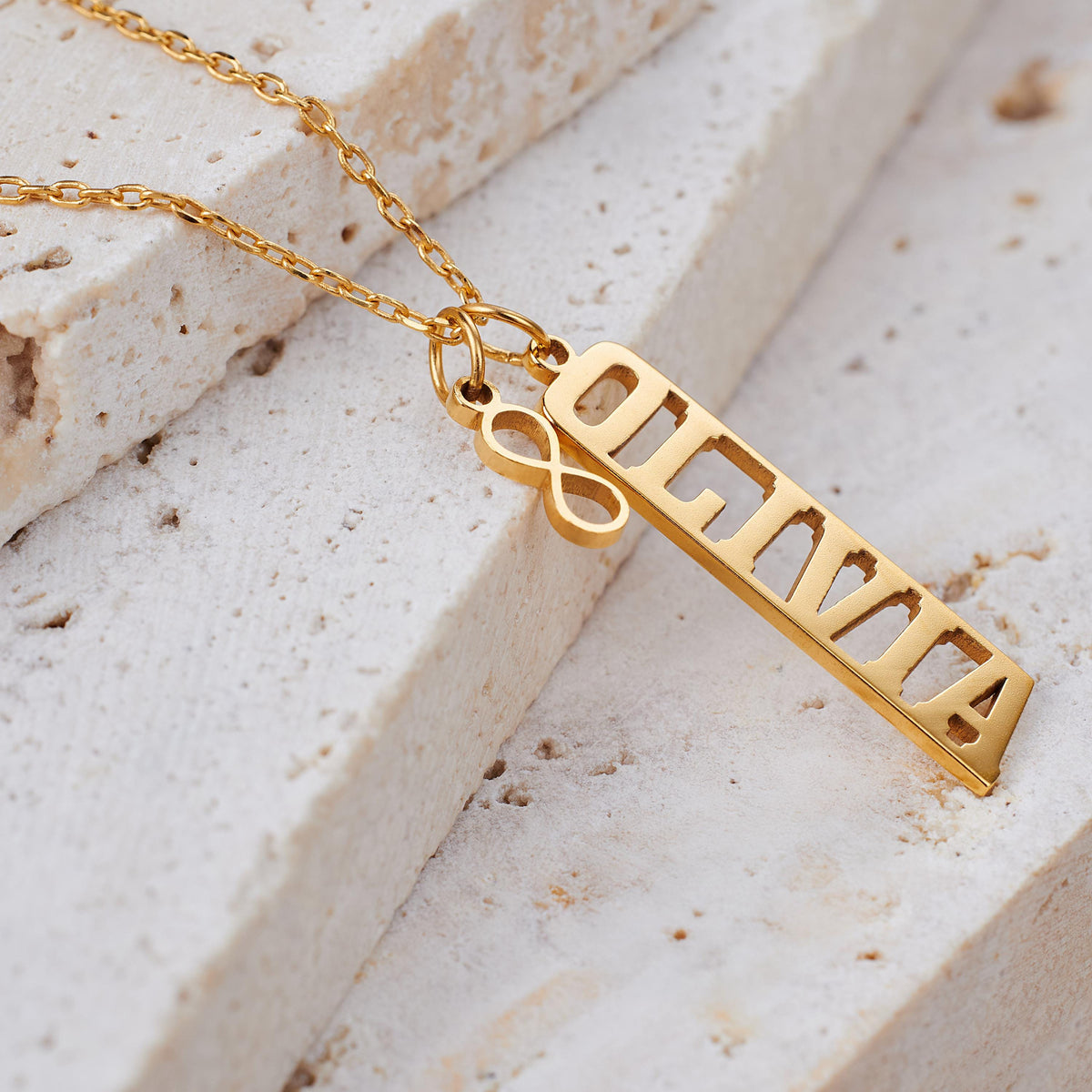 Mom Necklace with Kids Names