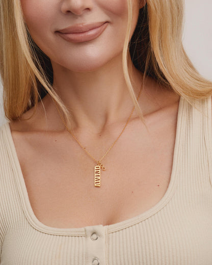 Mom Necklace with Kids Names