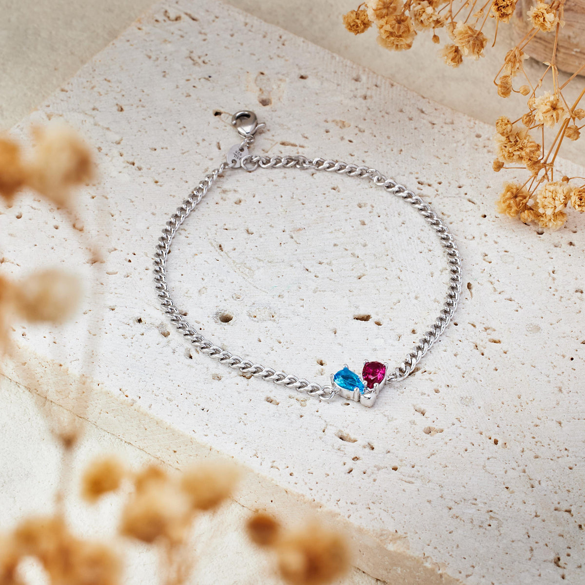Two Birthstones Bracelet