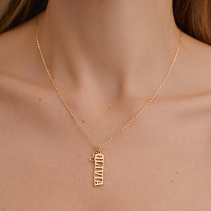 Mom Necklace with Kids Names