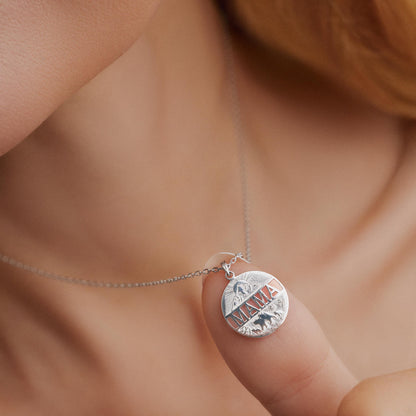 Mom Necklace with Kids Names