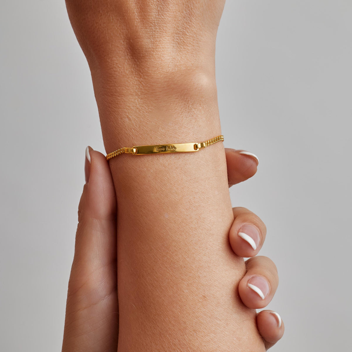 Custom Engraved Bar Bracelet