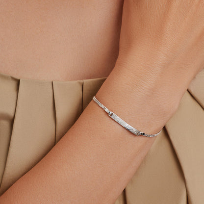 Custom Engraved Bar Bracelet