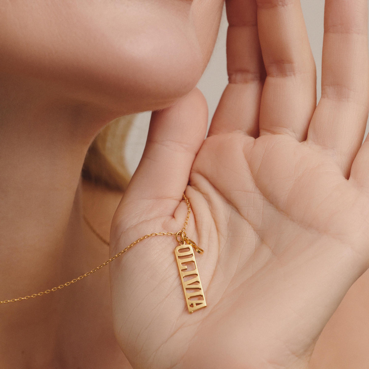Mom Necklace with Kids Names