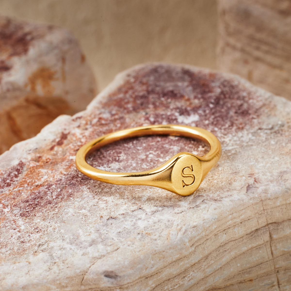 Monogram Signet Ring