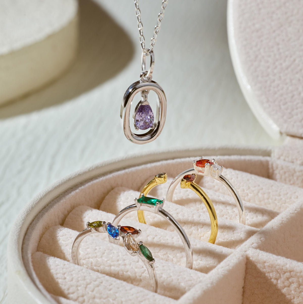 Marquise Birthstone Ring