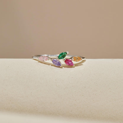 Marquise Birthstone Ring